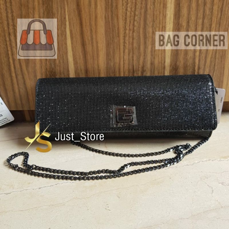 BagCorner - Tas Clutch wanita GUESS Authentic Original