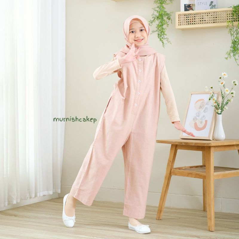 Overall Celana Kodok Anak Baju Terusan Jumsuit Umur 3 4 5 6 7 8 9 10 tahun