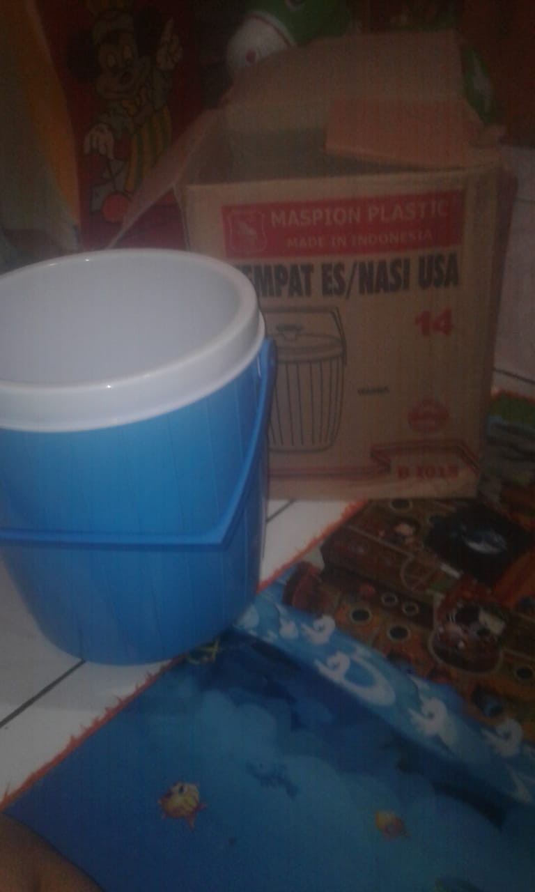 Termos Nasi / Es Rice Bucket Usa Maspion 14 (isi Kurang Lebih 9,2 Liter, Wajib Baca Deskripsi)
