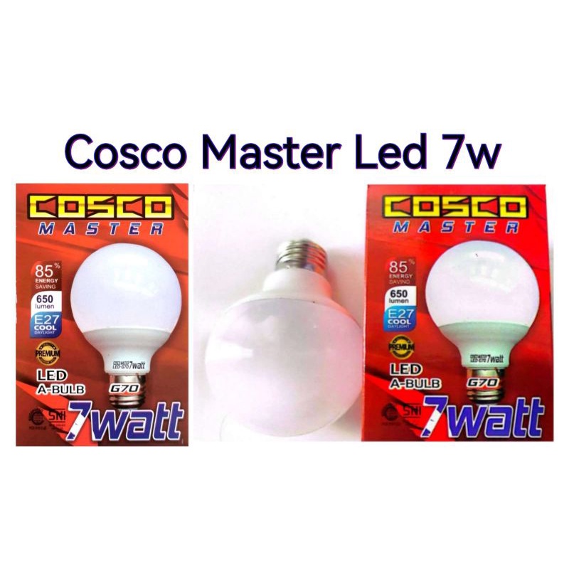 Cosco Lampu LED Bohlam Putih 7w