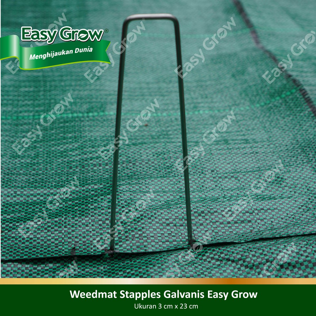 EASY GROW - Weedmat Stapples Galvanis 3 x 23 cm isi 10