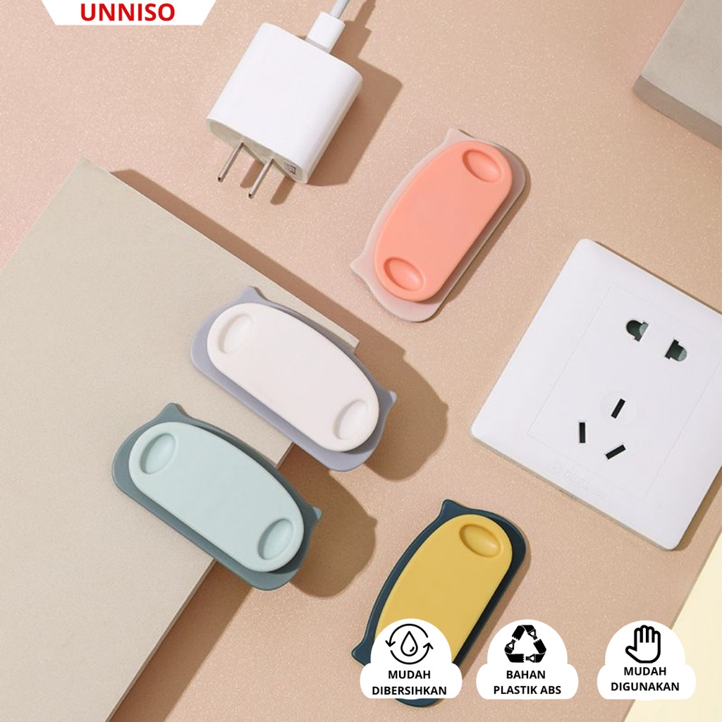 UNNISO - Hook Pengikat Kabel Organizer Per Pc HK5