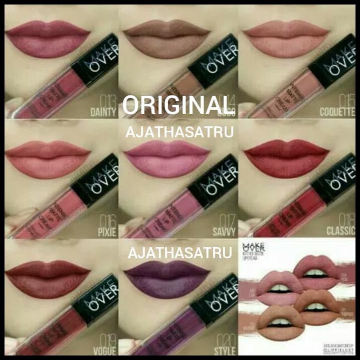 Hrg Diskon Lipstik Make Over Intense Matte Lip Cream Original
