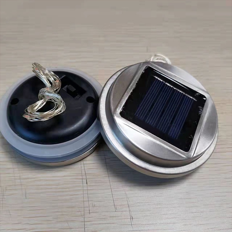 Lampu String Led Bentuk Tutup Botol Ukuran 8cm Untuk Dekorasi Taman Outdoor