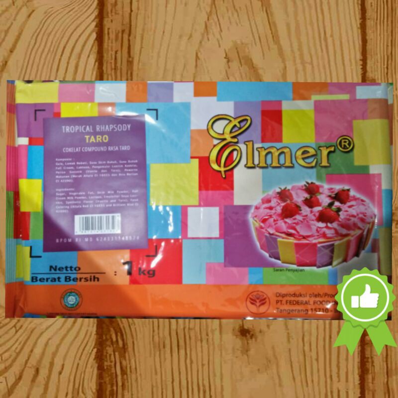 

Elmer Tropical Rhapsody 166 gr/Warna Warni/Coklat Batang/Coklat Masak/Cake/Brownies/Dekorasi