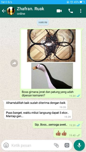 Paket Berburu Ruak Ruak 4 Set Jerat 1 Buah Patung Shopee Indonesia