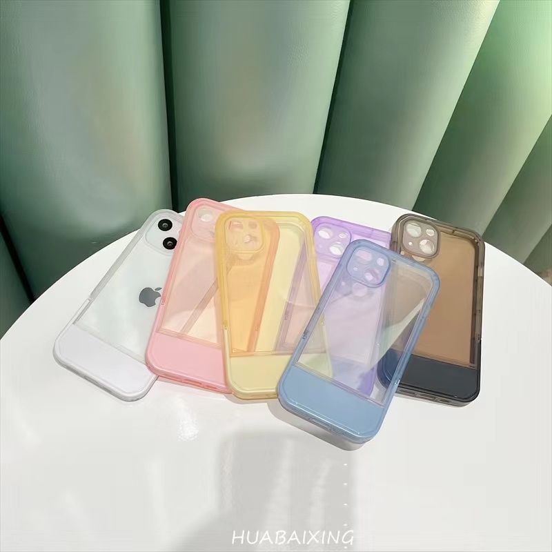 Case TPU Transparan Untuk iPhone 13 13pro 13prm 11 7Plus 8Plus Xr xs 13 12pro xs max