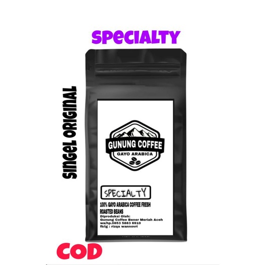 

kopi arabica gayo specialty - 200gram COD