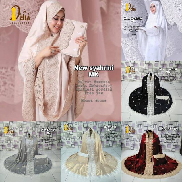 MUKENA VELVET NEW SYAHRINI MK BY DELTA