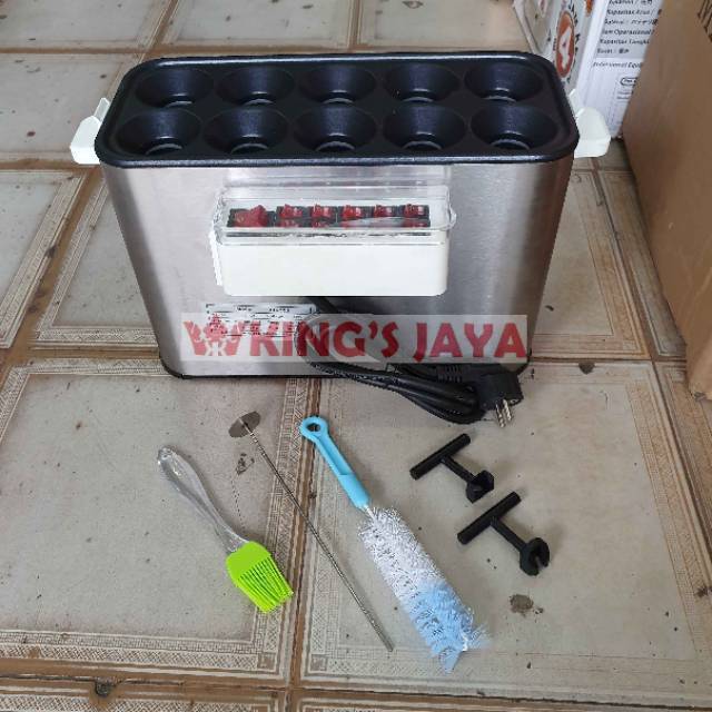 Mesin Sosis Telur Listrik 10 Lubang / Sostel Listrik 10 Lubang