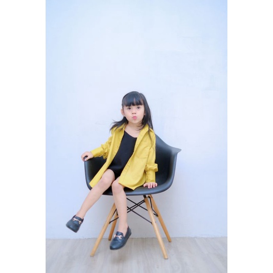 Basic Oversized Kids By Keenanthi / Kemeja Oversize Anak