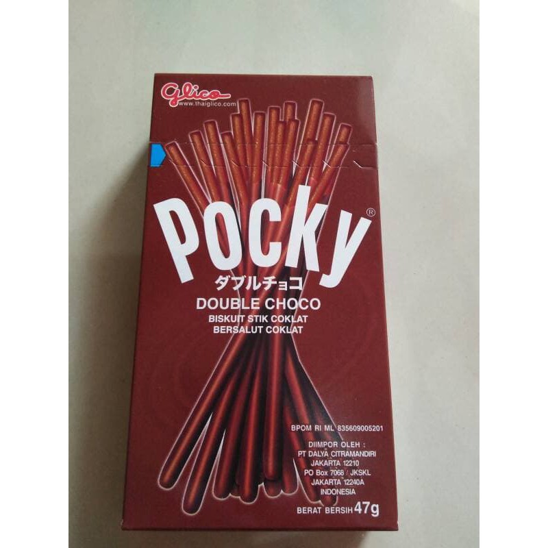 

POCKY DOUBLE CHOCO (COKLAT DOBEL) IMPOR