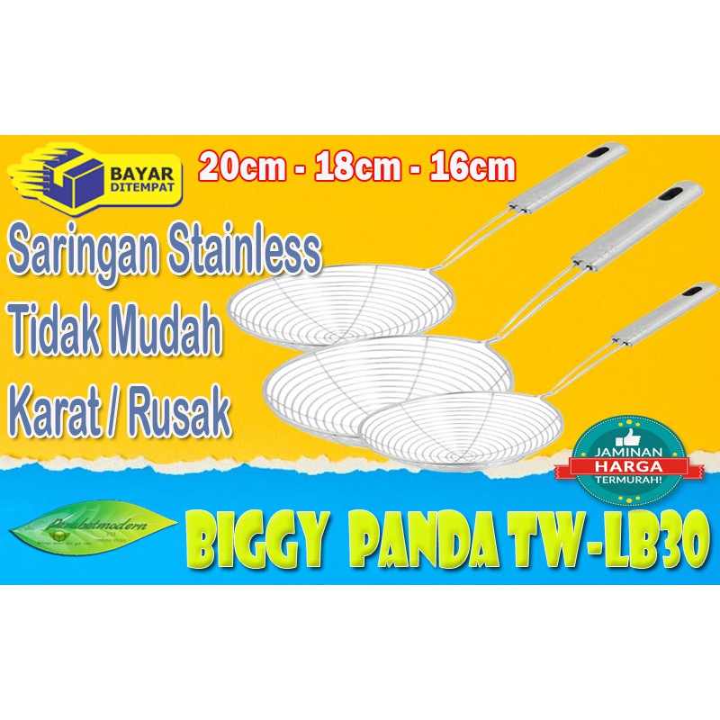 Saringan Parabola Stainless / Serok Jaring Mie Penggorengan / Saringan Mie Stainless / tirisan gorengan mie instan parabola