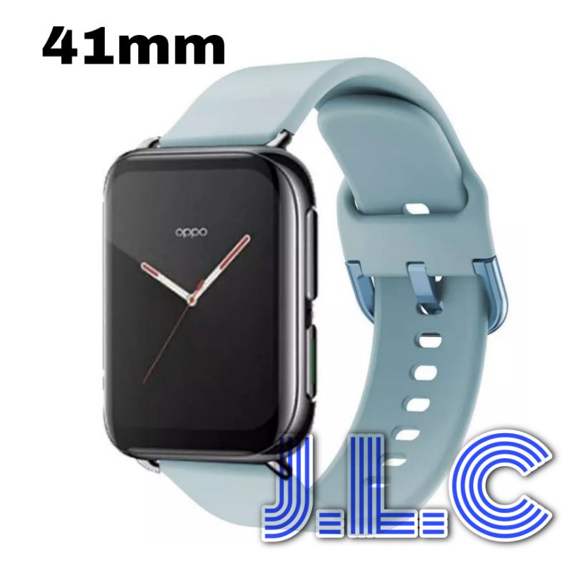 Strap Soft Rubber Karet Silikon Silicone Connector Konektor Watch Band Tali Jam Tangan Smartwatch Op