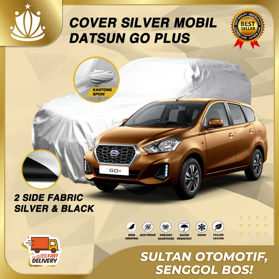 Custom Body Cover Datsun Go+ / Sarung Mobil Datsun Go+ / Cover Mobil Datsun Panjang