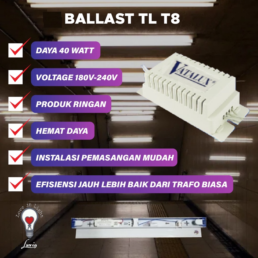 ballast electronic / Ballast Lampu TL T8 /Trafo Electronic