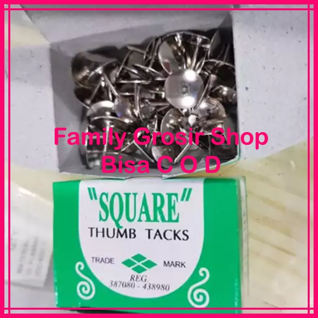 Paku Payung Thumb Tacks Perkotak