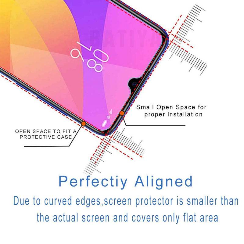 3PCS Tempered Glass For Xiaomi Mi 9 SE Screen Protector For Xiaomi Mi 9 9T 8 Lite A3 A2 A1 Pocophone F1 MAX 3 2 Glass