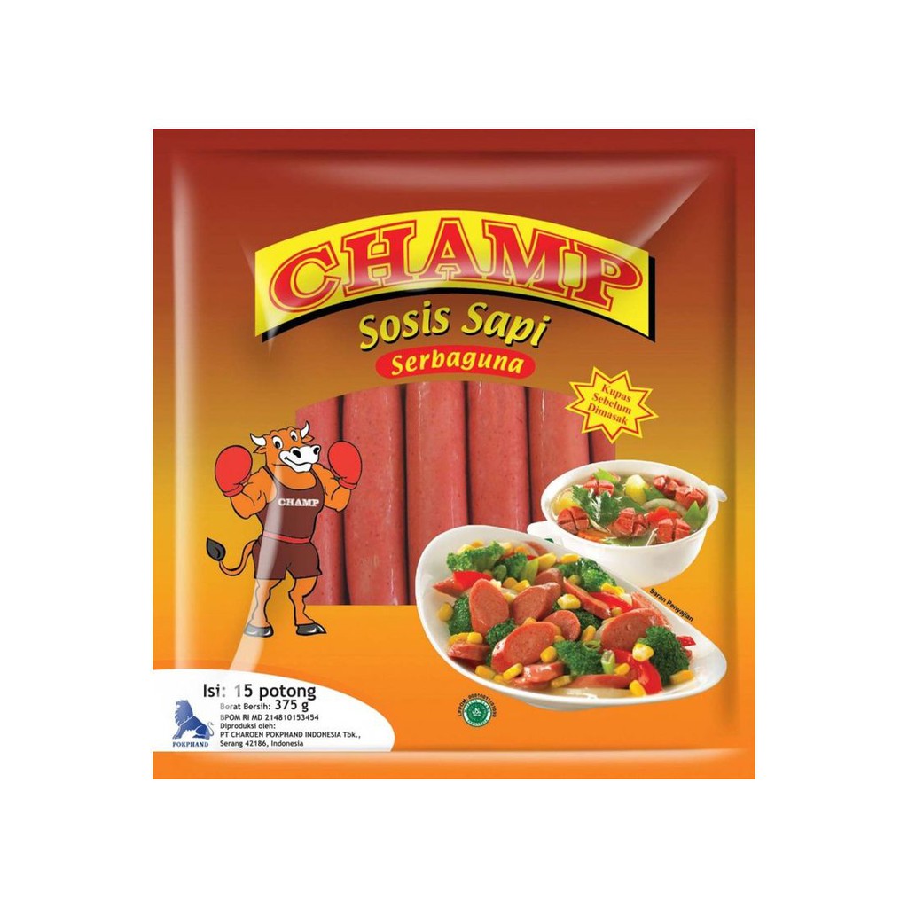 

CHAMPS SOSIS SERBAGUNA 375gr