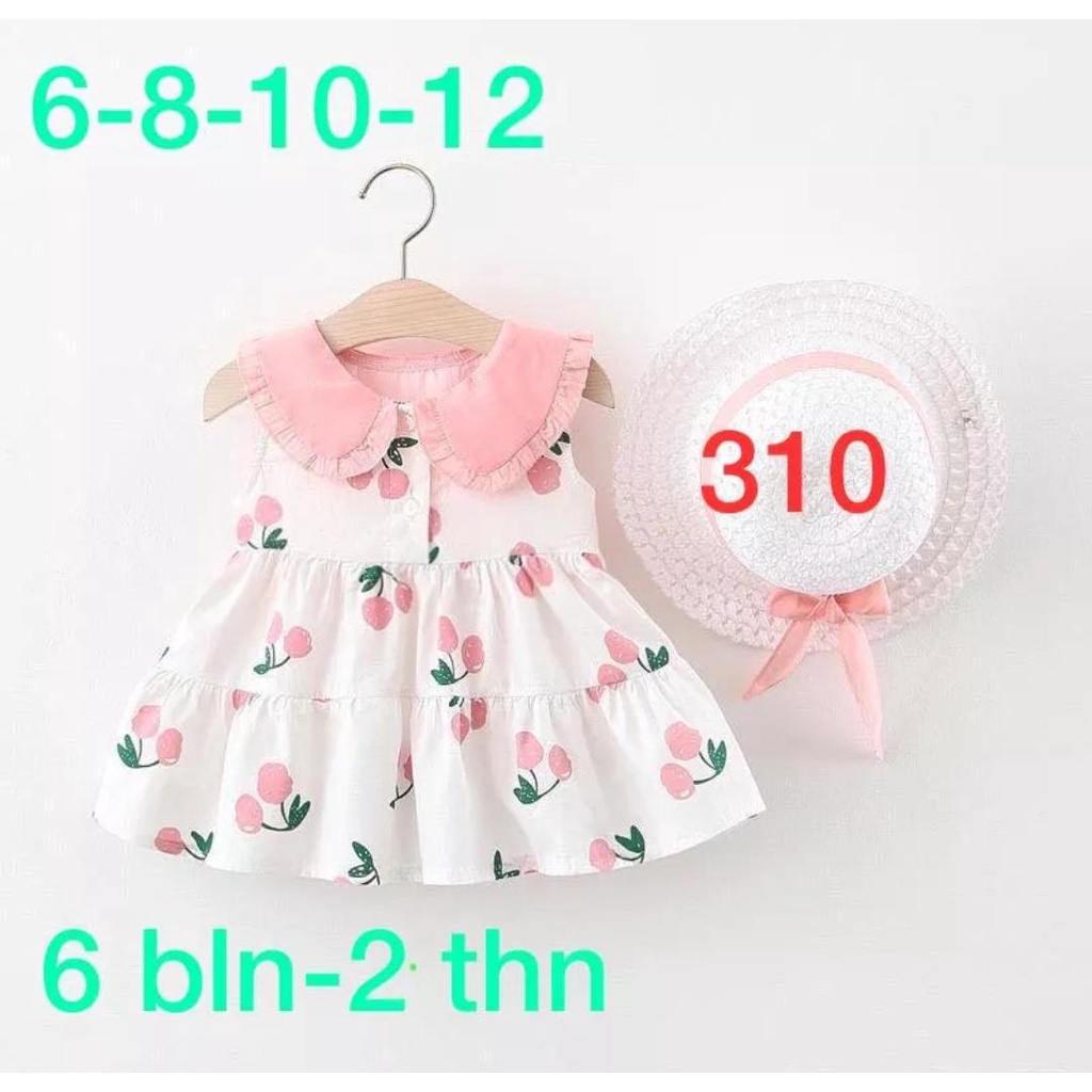 310#dress anak/pakaian anak/baju anak/real pict