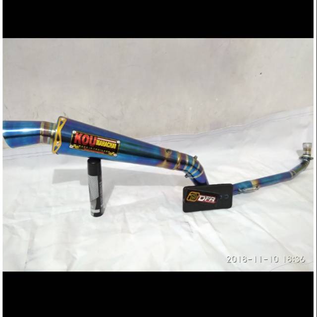 Knalpot kou bluemoon JUPITER/VEGA/SUPRA DLL