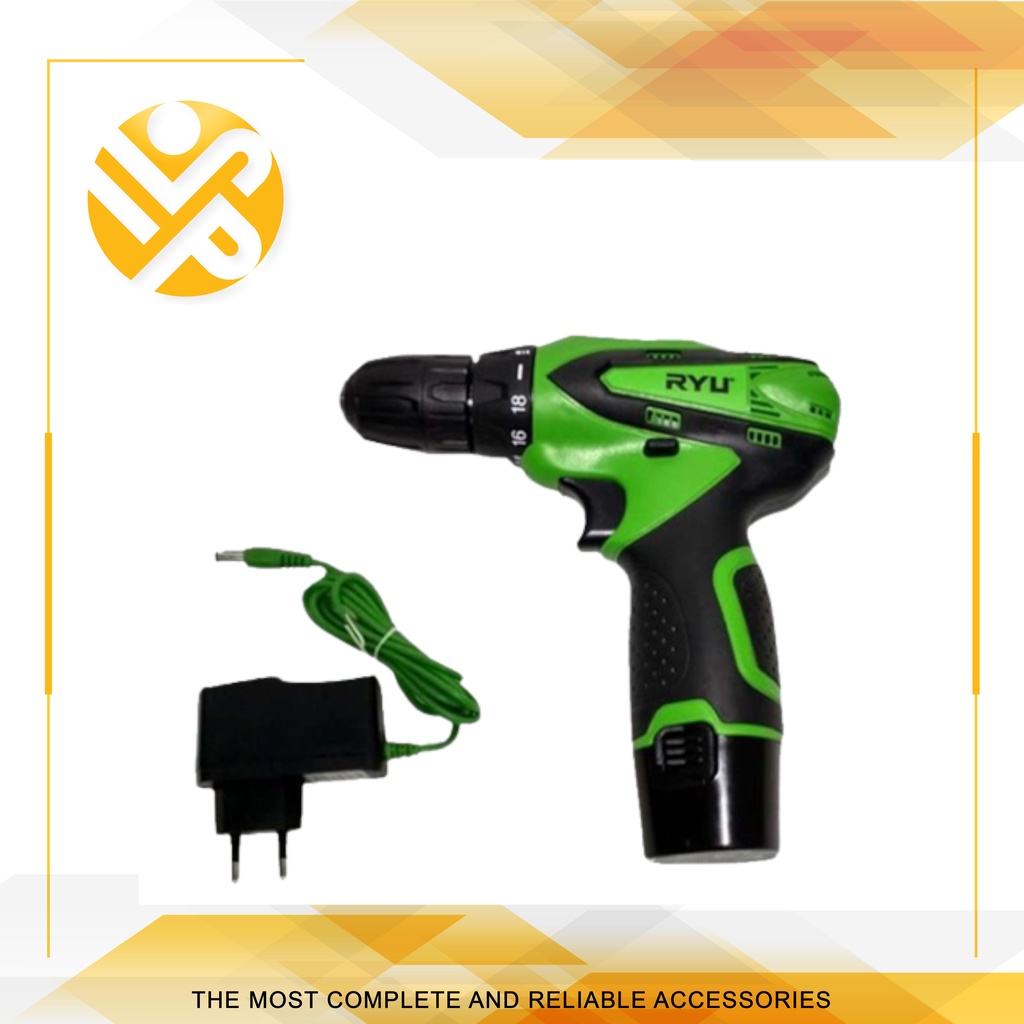 RYU MESIN BOR CORDLESS RCD12V-1 MESIN BOR TANGAN BATERAI RCD12V-1