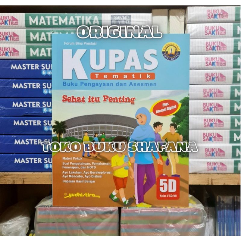 Paket Buku Kupas Tematik 5A 5B 5C 5D 5E Kelas 5 SD Yudhistira K13 Edisi Revisi ( Harga 5 Buku )