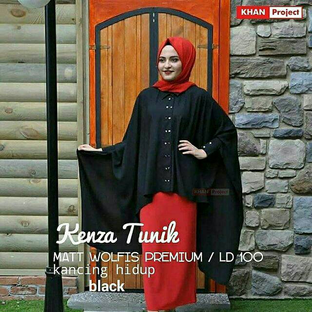 Kenza Tunik ATASAN, TUNIK, Blouse wanita, atasan wanita, BLOUSE, Fashion muslim, baju wanita, DRESS