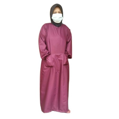 Jubah Gown Ok /APD / Jubah Operasi Bahan American Drill