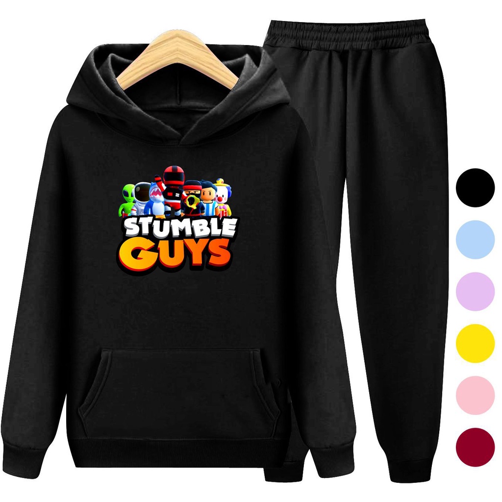 Setelan Sweater Anak + Celana STUMBLE GUYS 04 / Set Sweater Hoodie Anak Laki - Laki Perempuan Kekinian Viral Terbaru