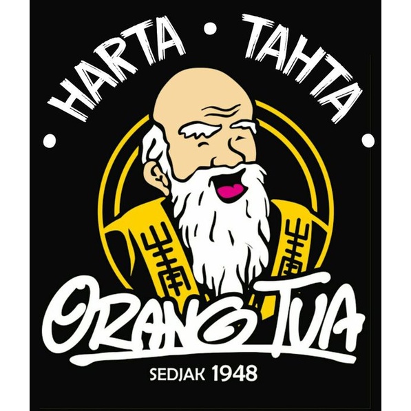 Sticker DECAL HARTA TAHTA ORANG TUA Cocok Buat Motor/Mobil/Leptop/DLL