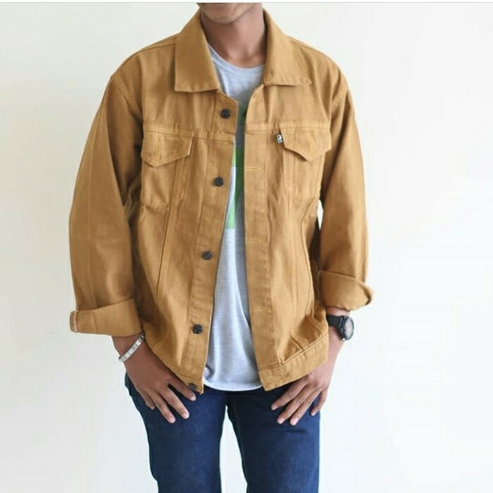 Jaket Jeans Levis gold Kunyit Trucker Jacket