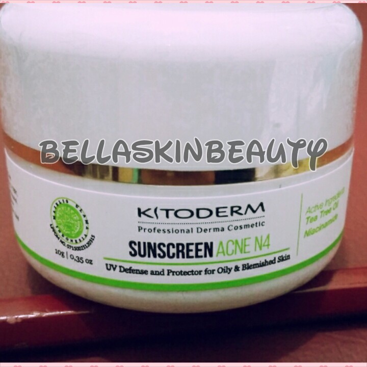 KITODERM SUNSCREEN ACNE | KITODERM SUNSCREEN ACNE N4 | SUNBLOK KULIT BERJERAWAT