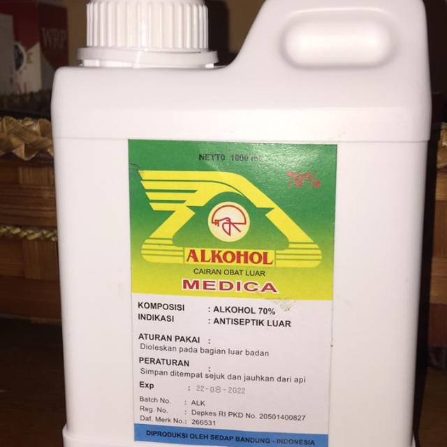 Alkohol 70% medica 1liter isopropil