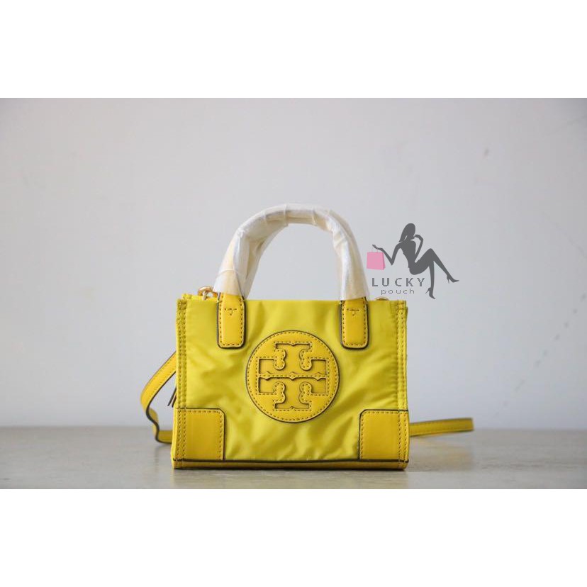 Tory Burch Micro Ella Tote Limone