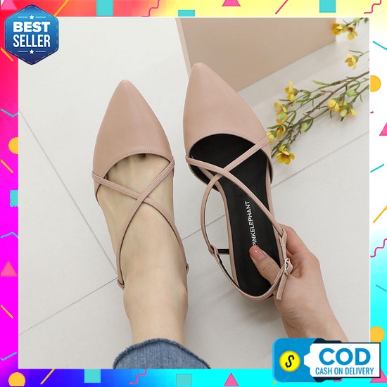 (Cod) Sandal Hils 7Cm Heels High Heels Andin Hak Tinggi Sandal Pesta Calbi Murah Berkualitas Sepatu 