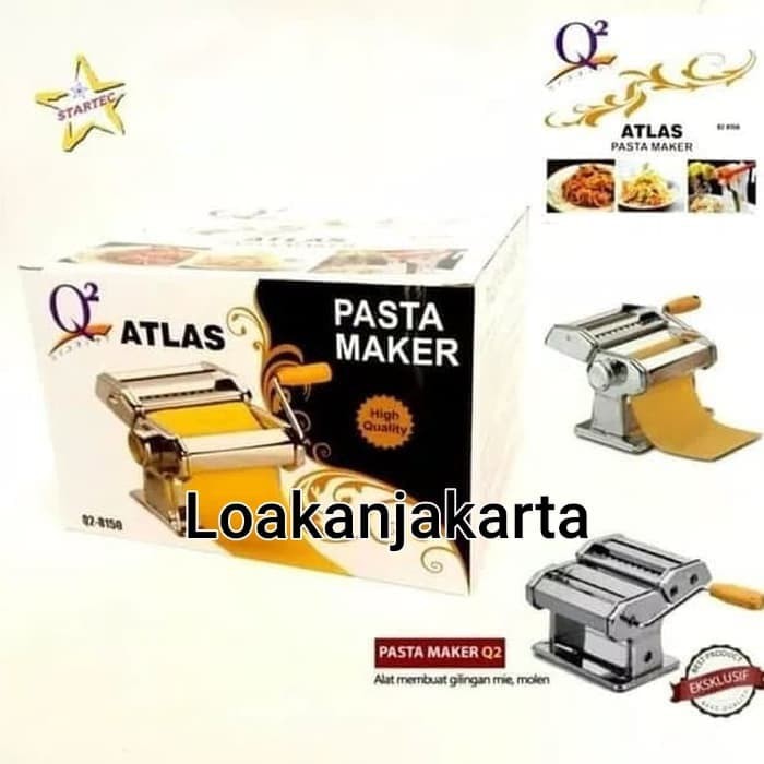 Mesin Gilingan Mie Pasta Maker Atlas / Mesin Pembuat Mie Molen Murah