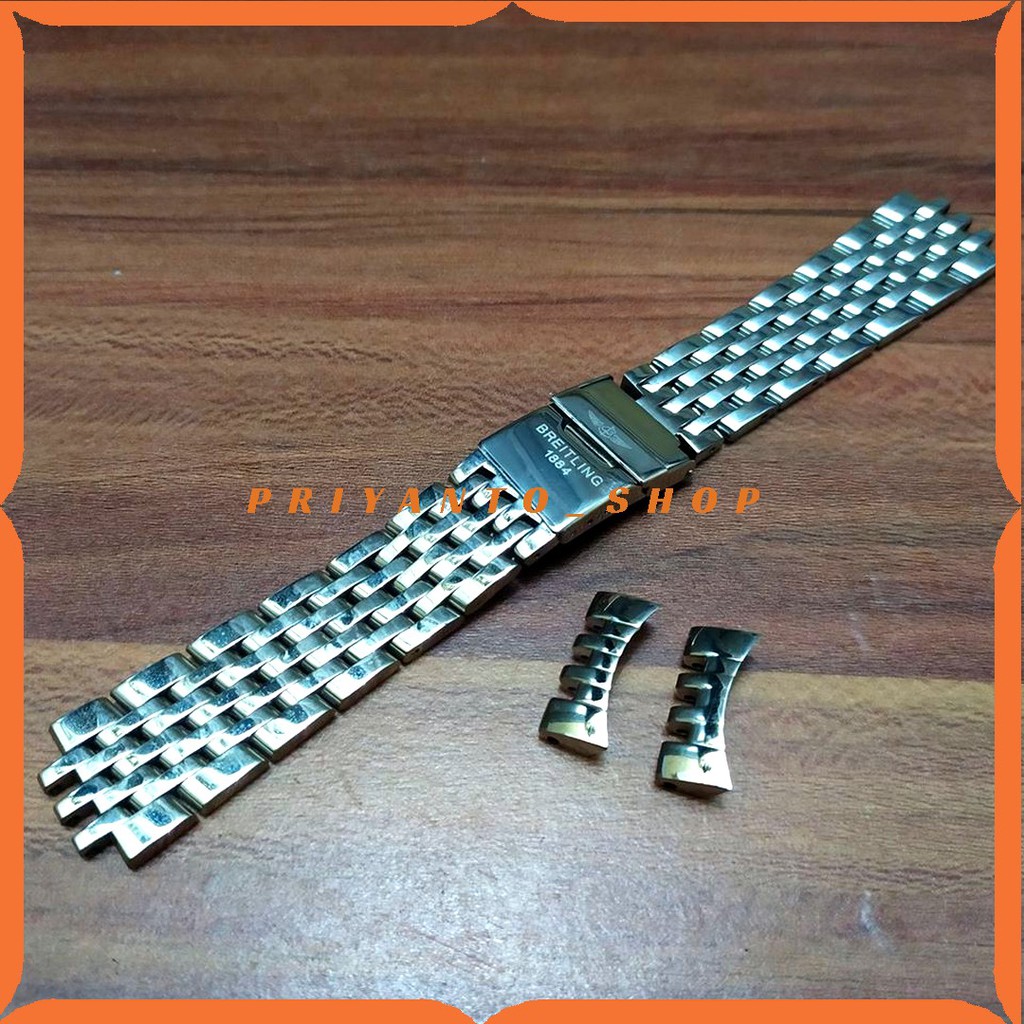 Tali Jam Rantai Breitling 1884 Strap Tali watch Breitling 24mm