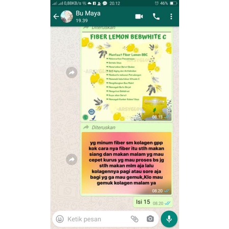 

fiber lemon bebwhitec