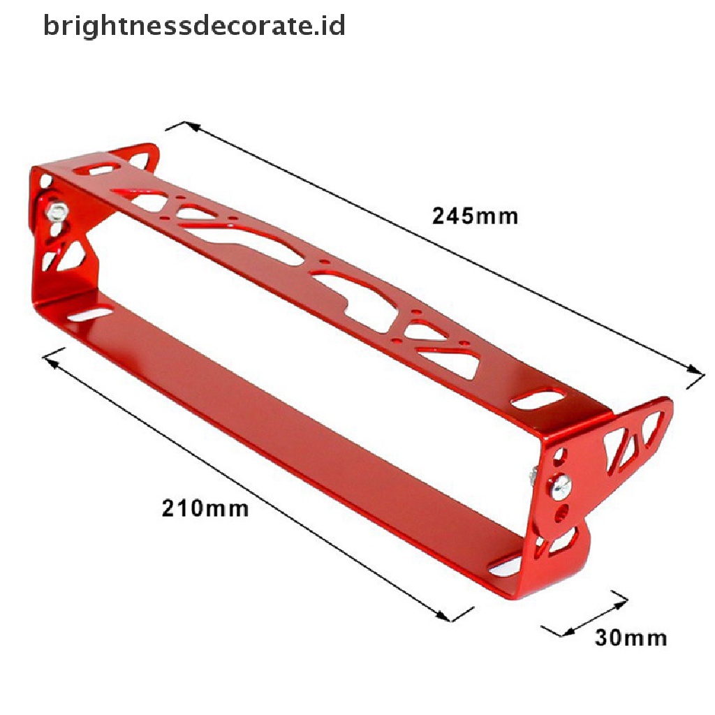 Frame Plat Nomor Power Racing Bahan Aluminum Untuk Mobil Universal