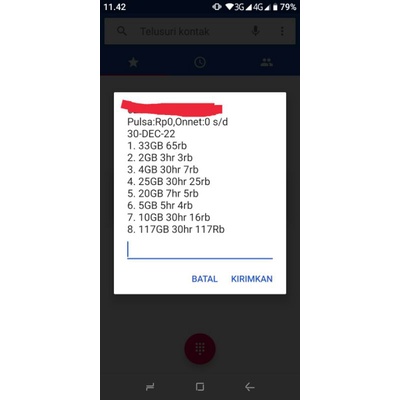 PERDANA TRI SAKTI 25GB=25RB FULL 24JAM