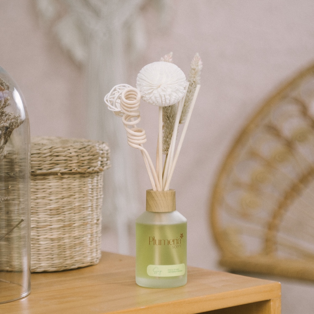 Plumeria Essential Reed Diffuser Favorit Gift Set-7