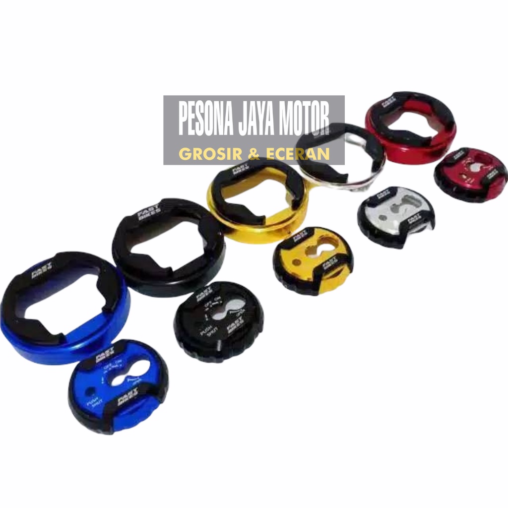 Cover Tutup Tangki Paket Cover Kunci Kontak Nmax Two Tone Full Cnc Fast Bikes