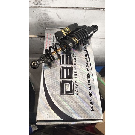 Shock DBS Hitam as Gold copy Ktc Full Black uk 32 34 mm