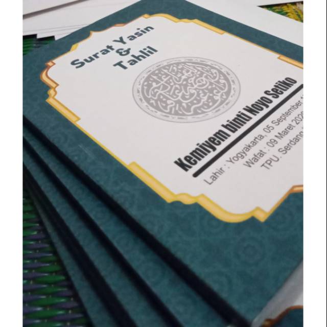 Buku yasin mengenang 40 hari