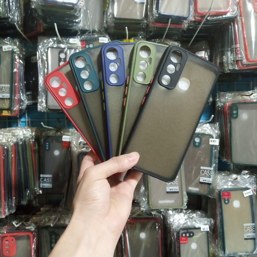 Infinix HOT 11 Case Dove Matte Transparan Fuze Macaron AERO