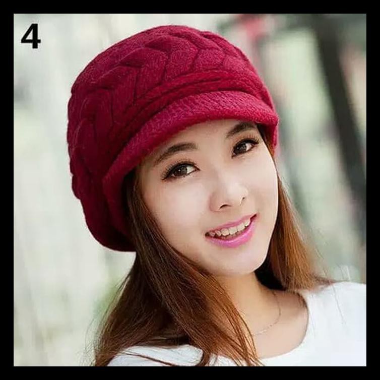 Topi Winter Wanita/Winter Coat Bulu Lembut