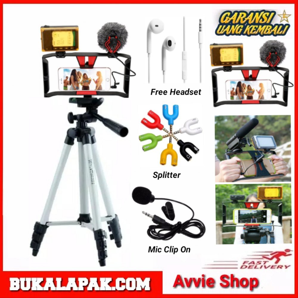 Paket Lengkap Youtube Youtuber Vlog Vlogger Smule Alat Reka lop9