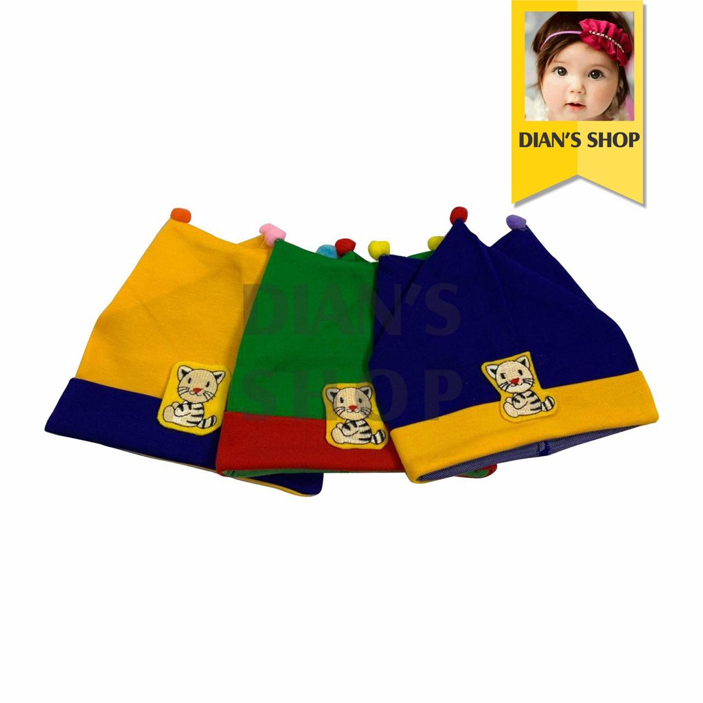 Topi Bayi KITTY BABY Joshua | Topi Kupluk Lucu .