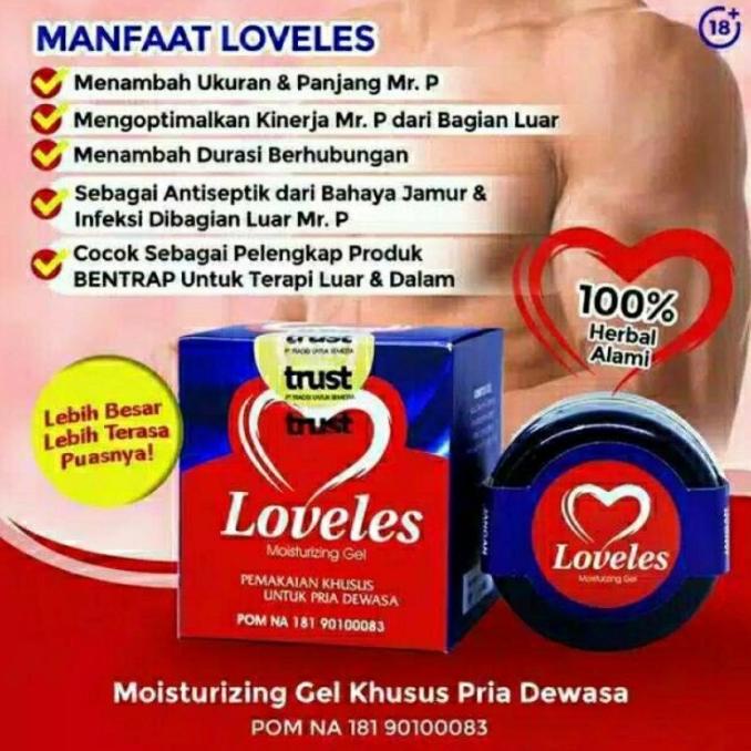 

Discount Loveles - Loveless Moisturizing Gel Asli Obat Oles Pria Herbal Alami /OBAT HERBAL ASAM URAT/OBAT HERBAL PELANGSING/OBAT HERBAL KOLESTEROL/OBAT HERBAL DIABETES